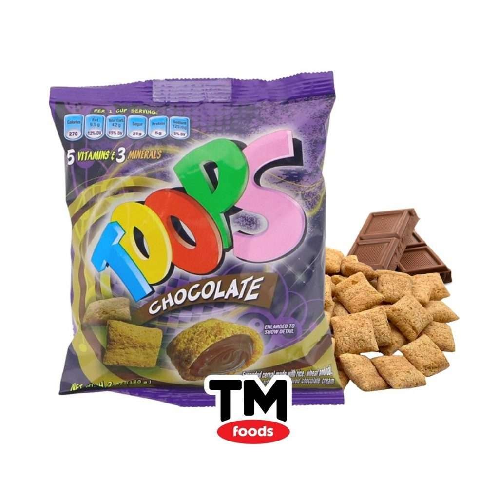 Toops Tips Toops / Flips Chocolate 120GR - TM FOODS Austin