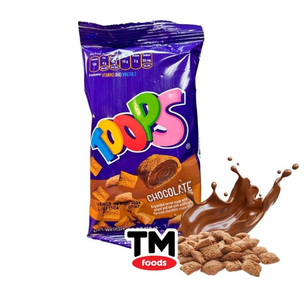 Toops Individual Toops / Flips Chocolate 28g - TM FOODS Austin