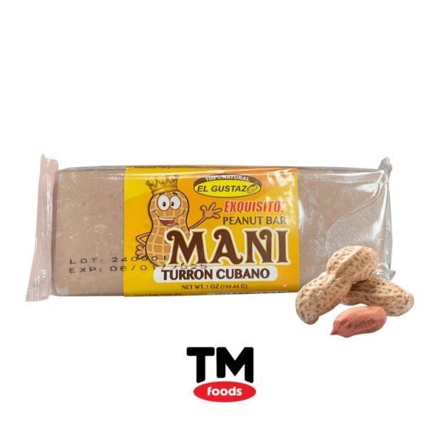 Turrón Cubano de Mani El Gustazo 7 oz