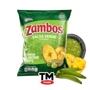 Zambos Platanitos Chips Salsa Verde Yummies 5.3Oz